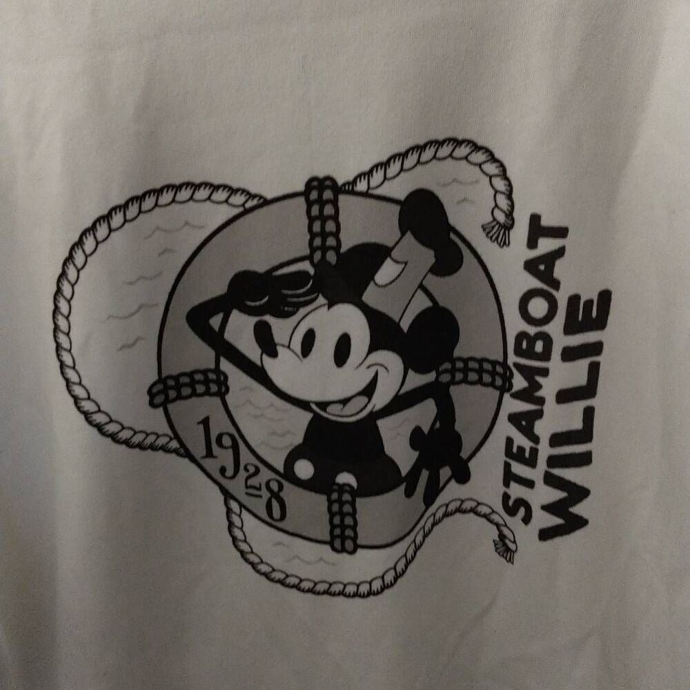 Steamboat Willie Hoodie NWOT Large by Gildan